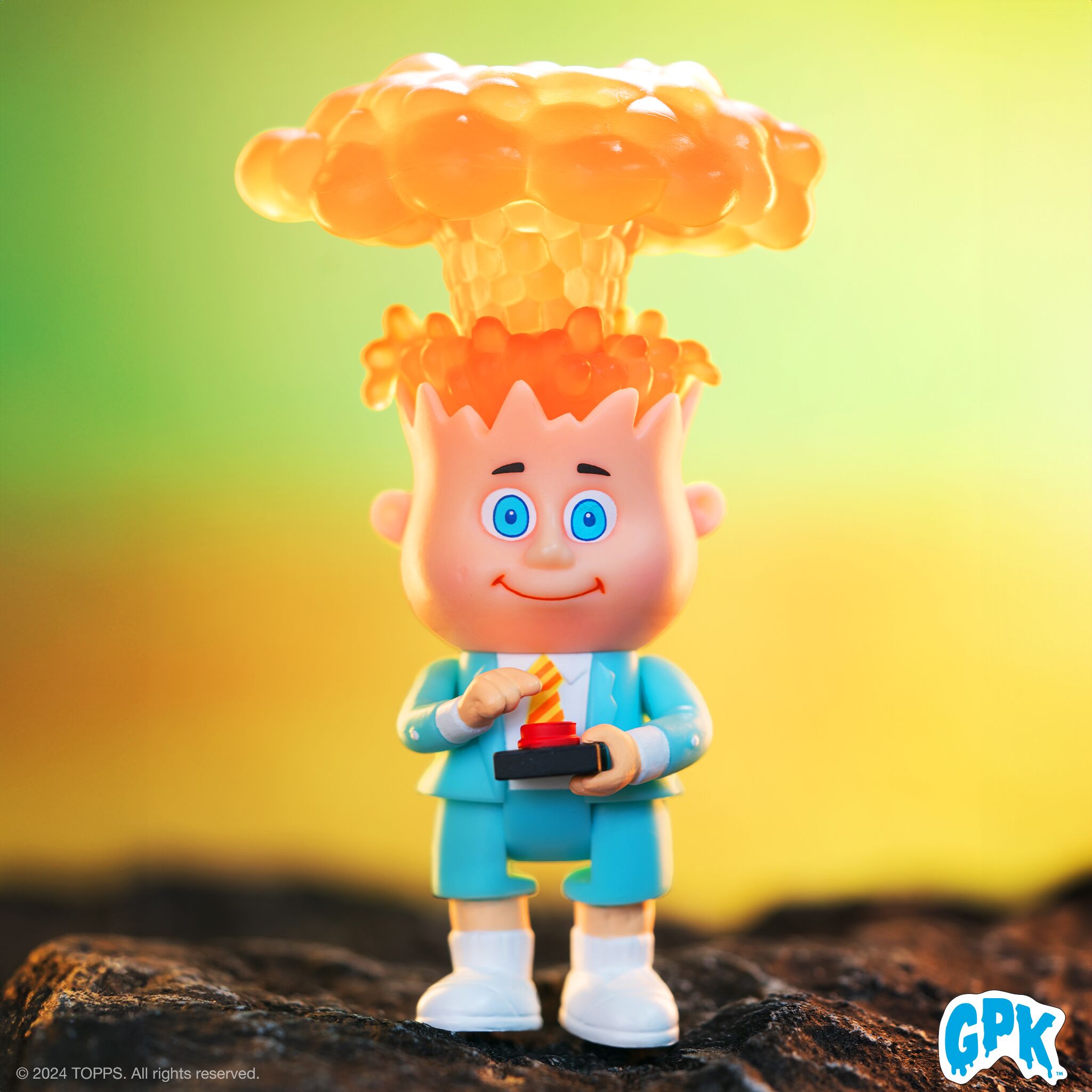 Super7 ReAction GPK Blasted Billy figurină albastru deschis