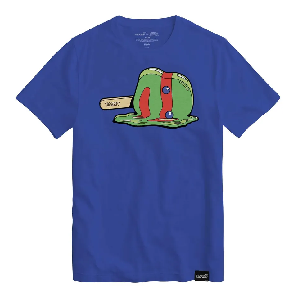 Super7 TMNT Ice Cream Tee tricou albastru bumbac