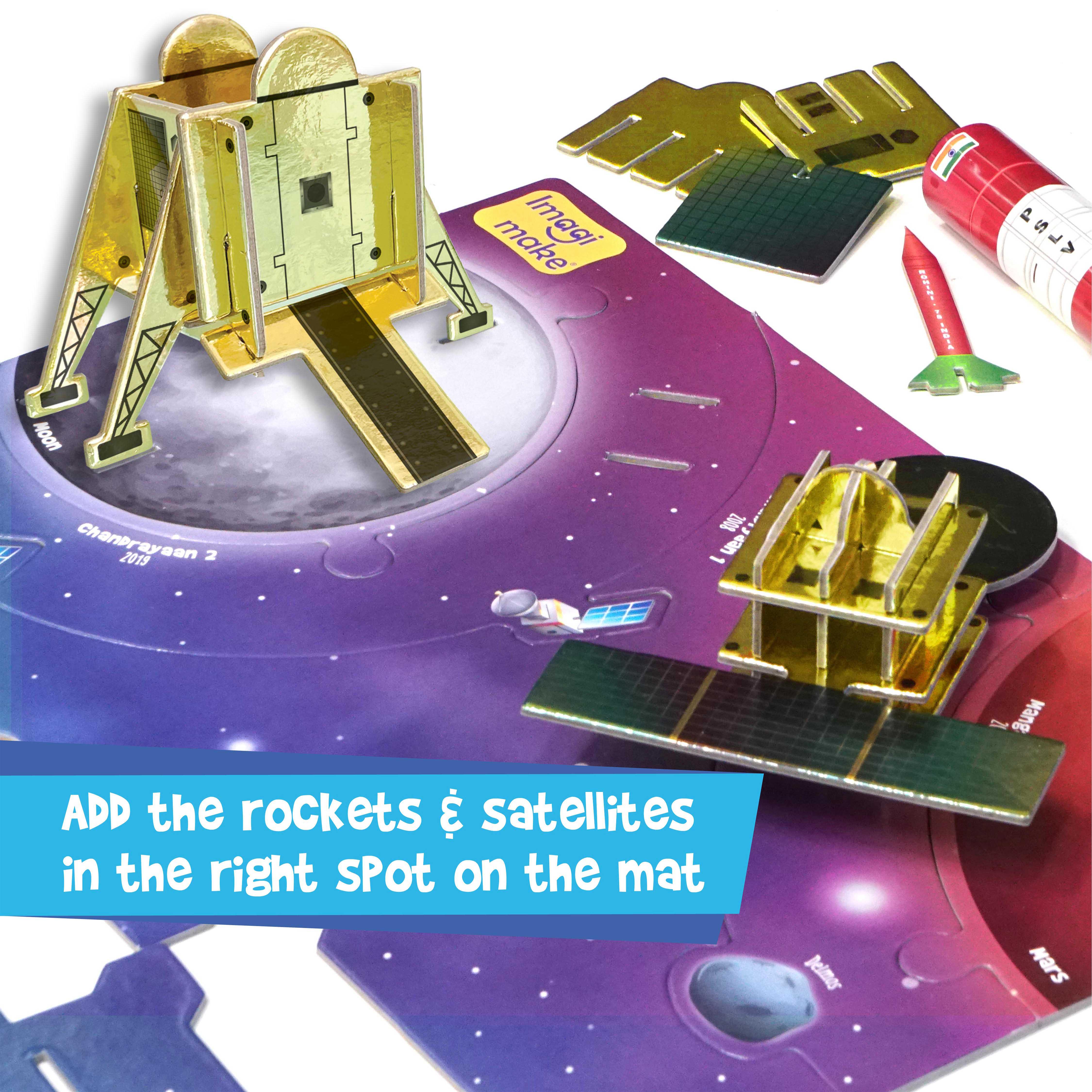 Imagimake Mapology India's Space Odyssey set rachete 7+