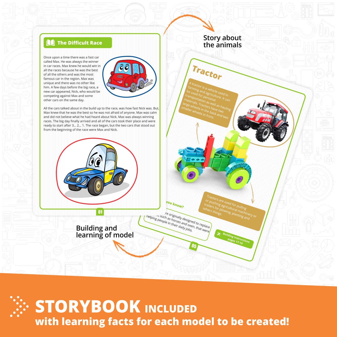Engino STEAM Labs Junior Vehicles set construcție 5 modele