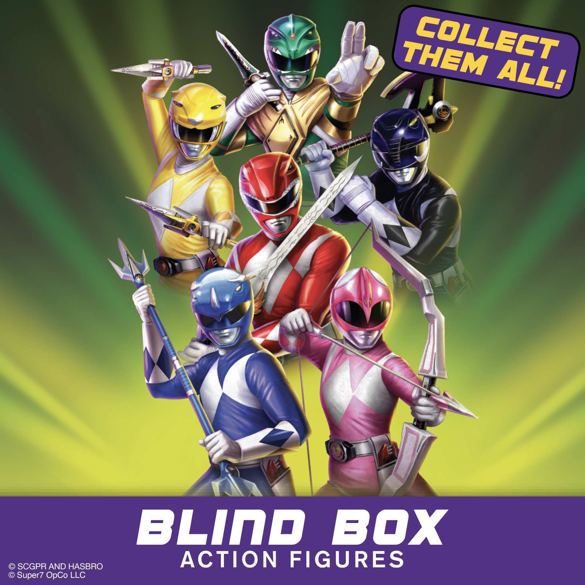 Super7 Power Rangers Blind Box Wave 01 figurina surpriza