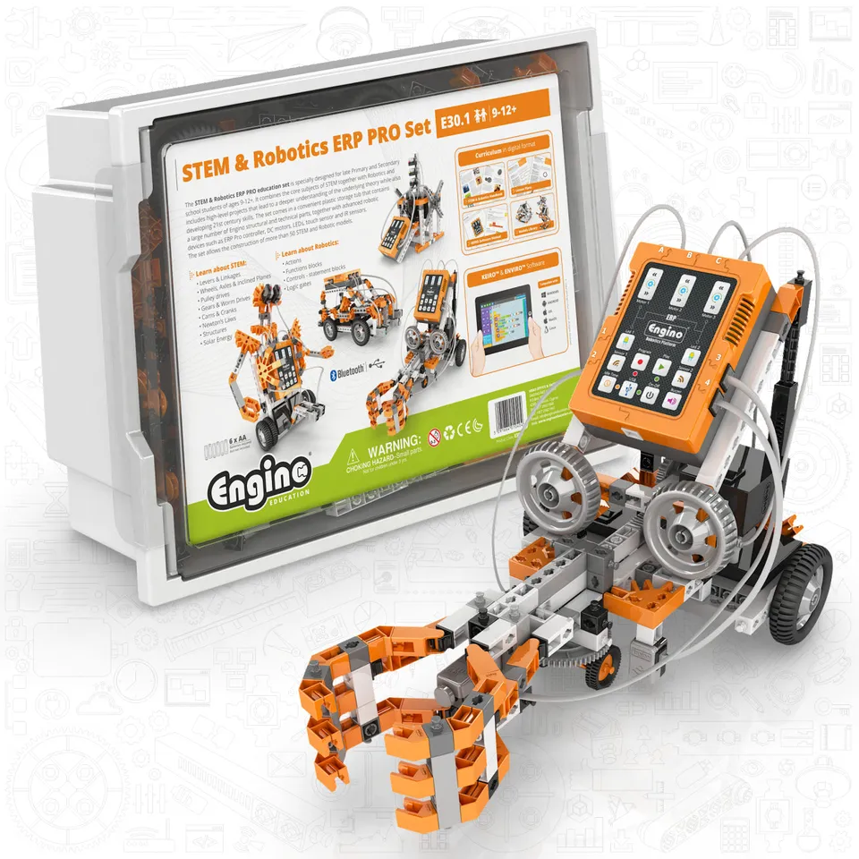 Engino ERP PRO E30.1B kit robotica 30 modele 9-12+ ani