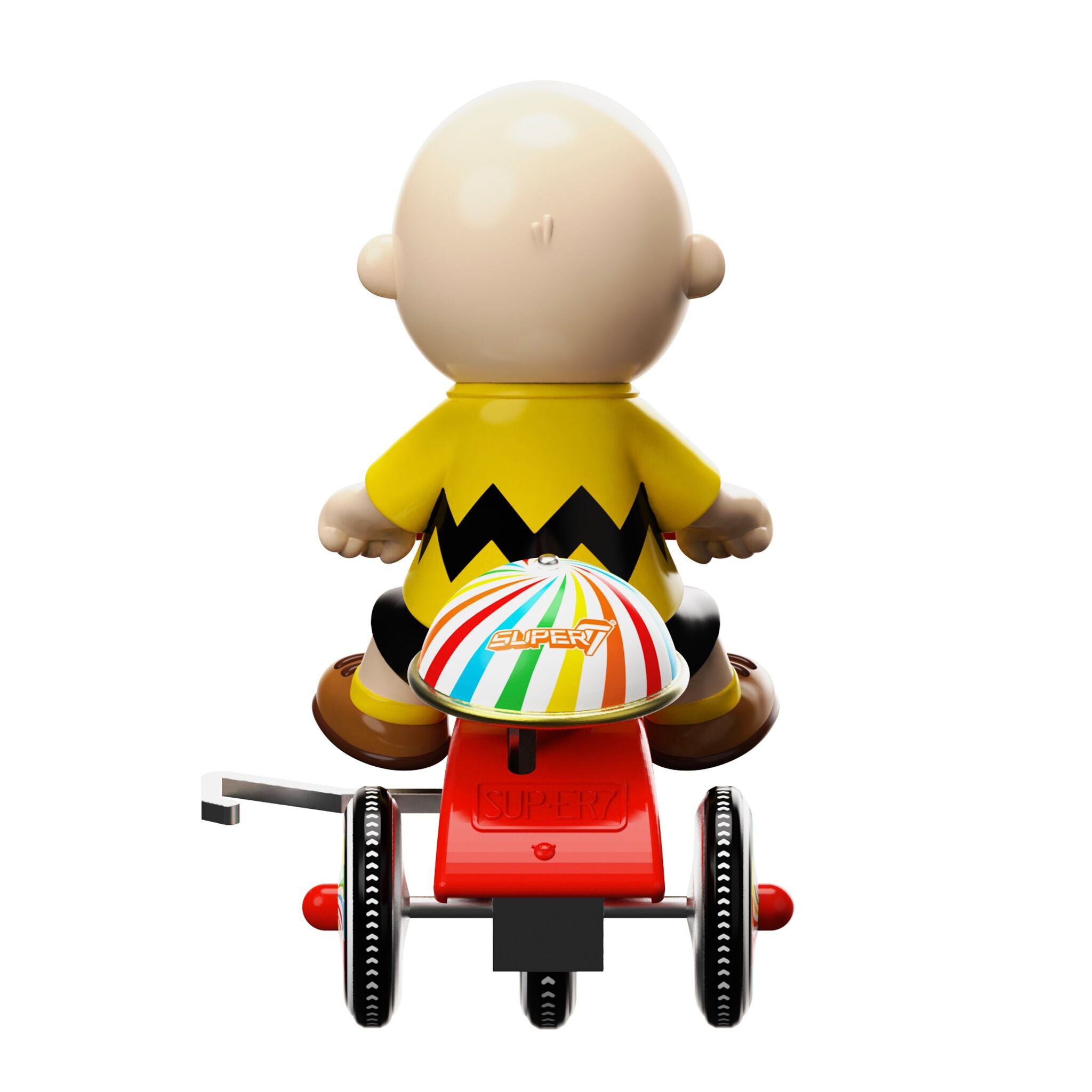 Super7 Peanuts Super Cycles Charlie Brown tricicleta rosie