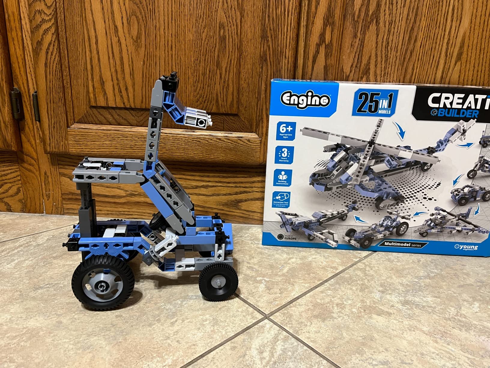 Engino Creative Builder 15 Multimodel set construcție 15 modele șantier