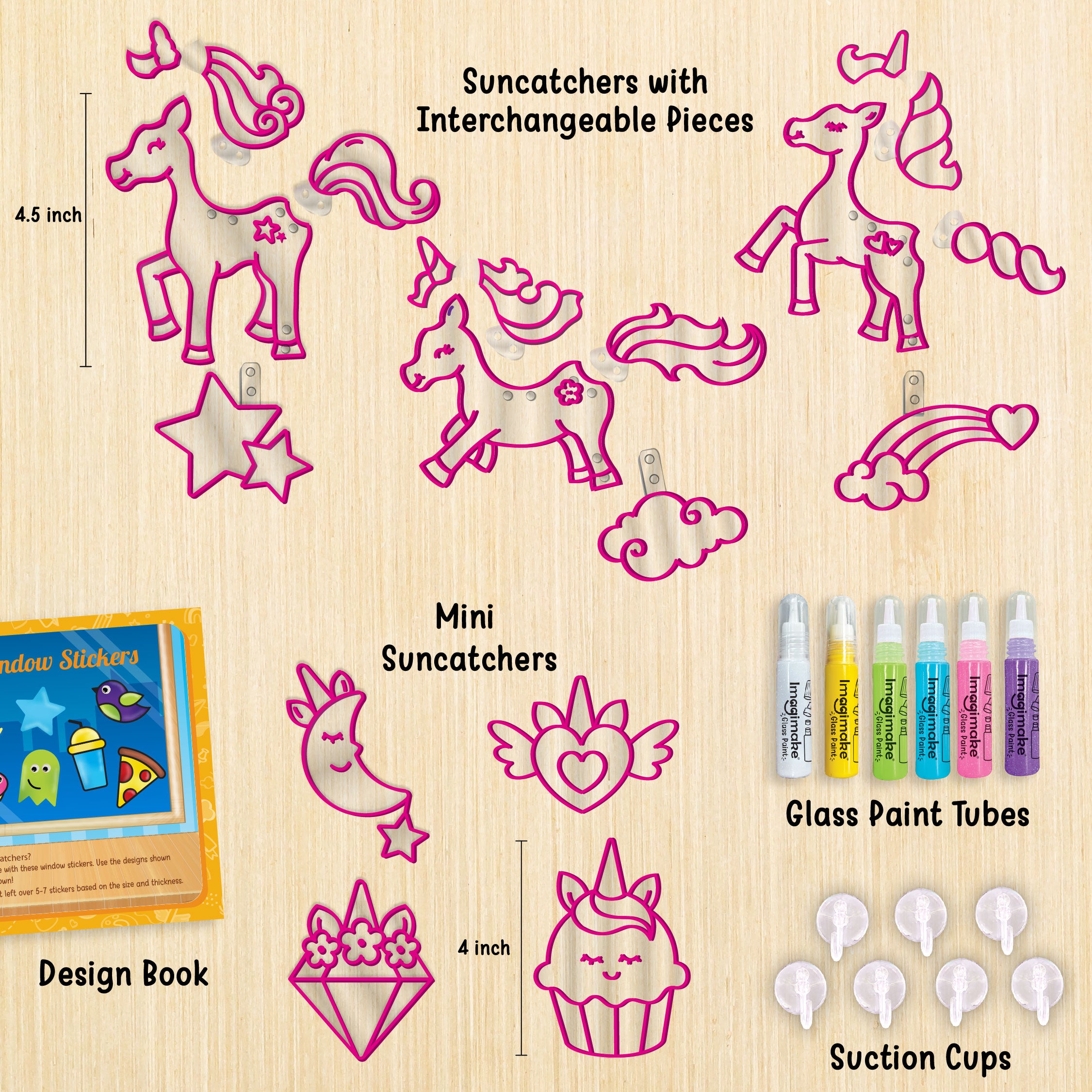 Imagimake Unicorn Craft Combo set creativitate 3+ ani