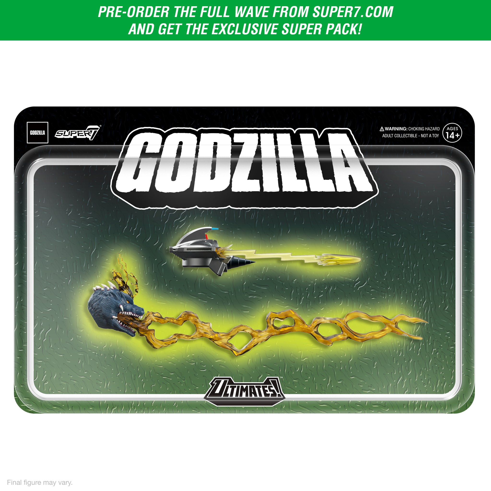 Super7 Toho Ultimates Wave 4 SpaceGodzilla figurina 18 cm
