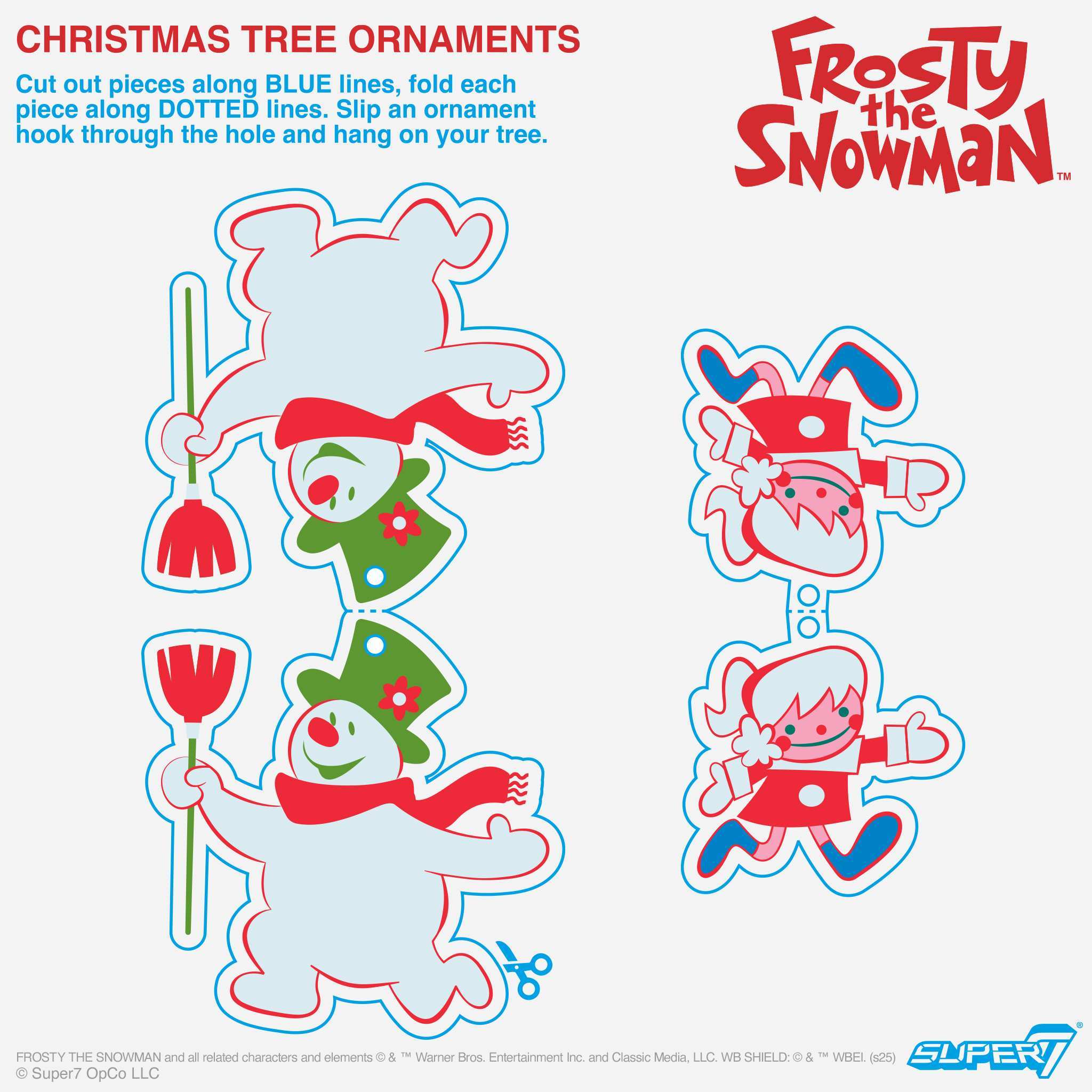 Super7 ReAction Frosty the Snowman figurina 9,5 cm bomboana