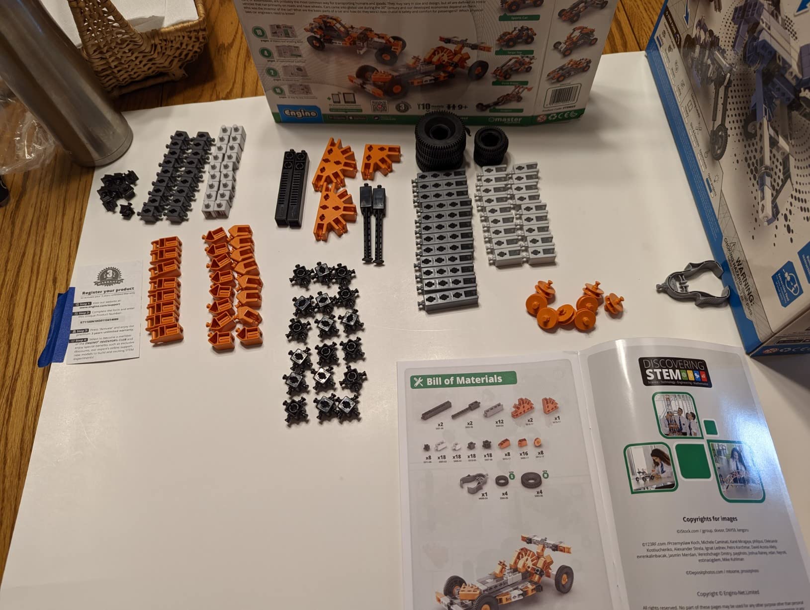Engino Discovering STEM How Cars Work set constructie 10 masinute