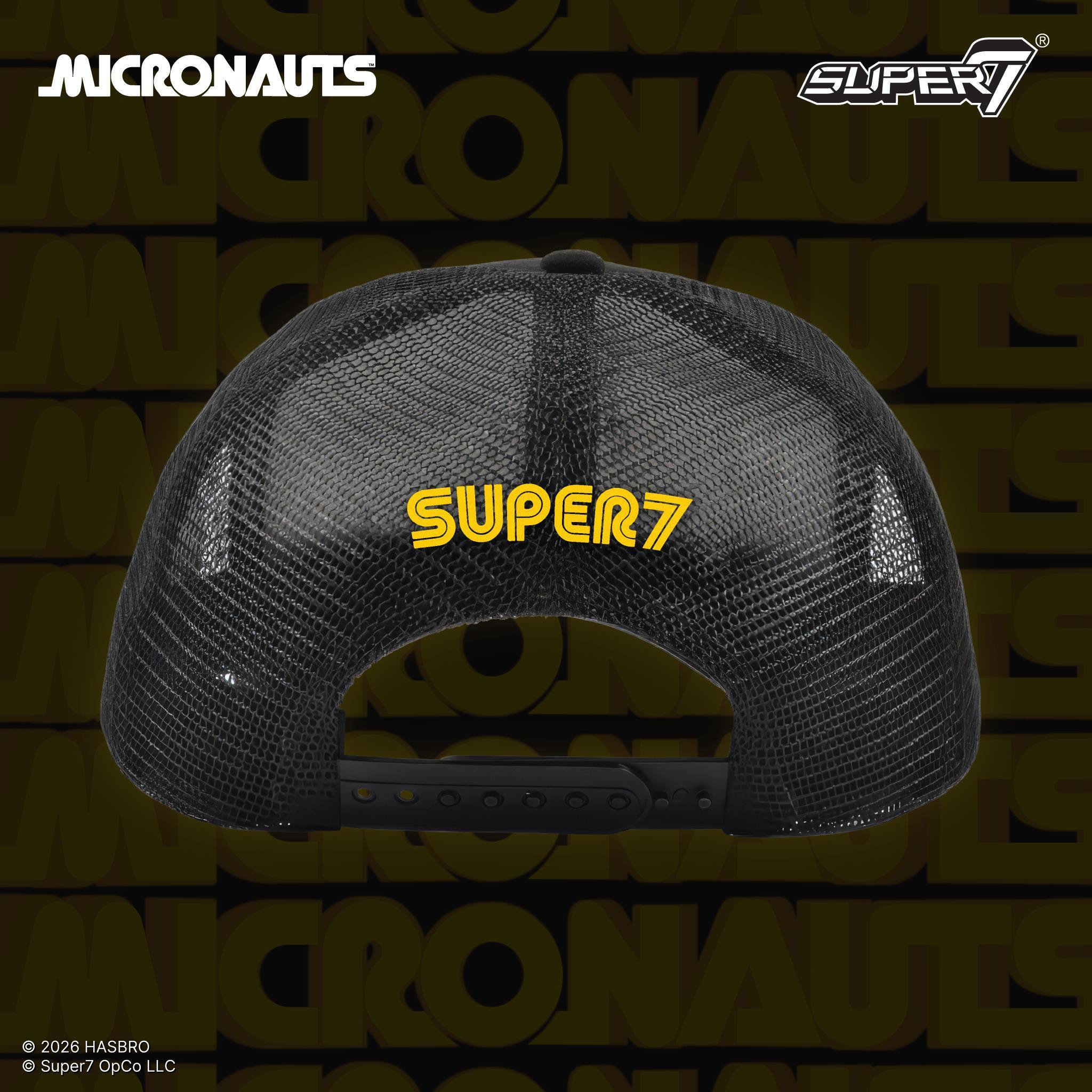 Super7 Micronauts sapca trucker neagra reglabila