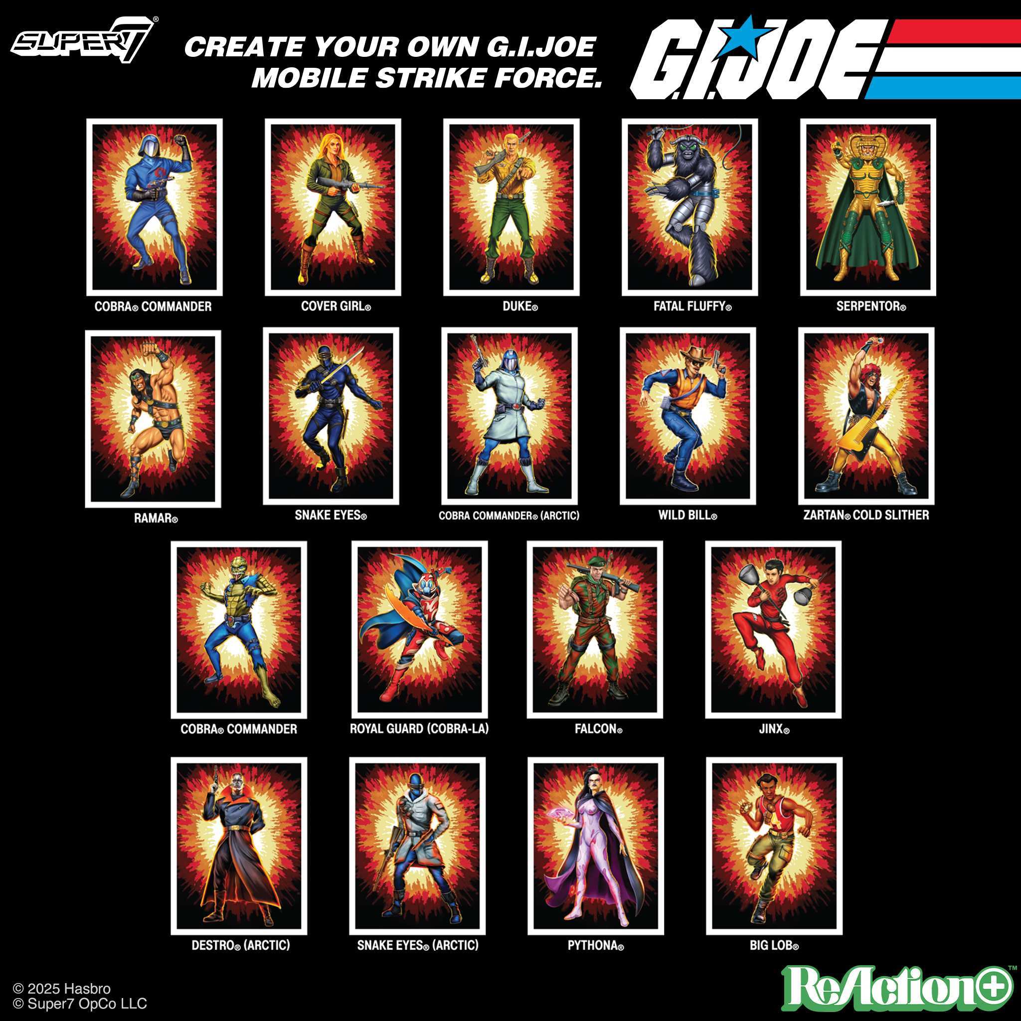 Super7 G.I. Joe ReAction+ Big Lob figurina Movie