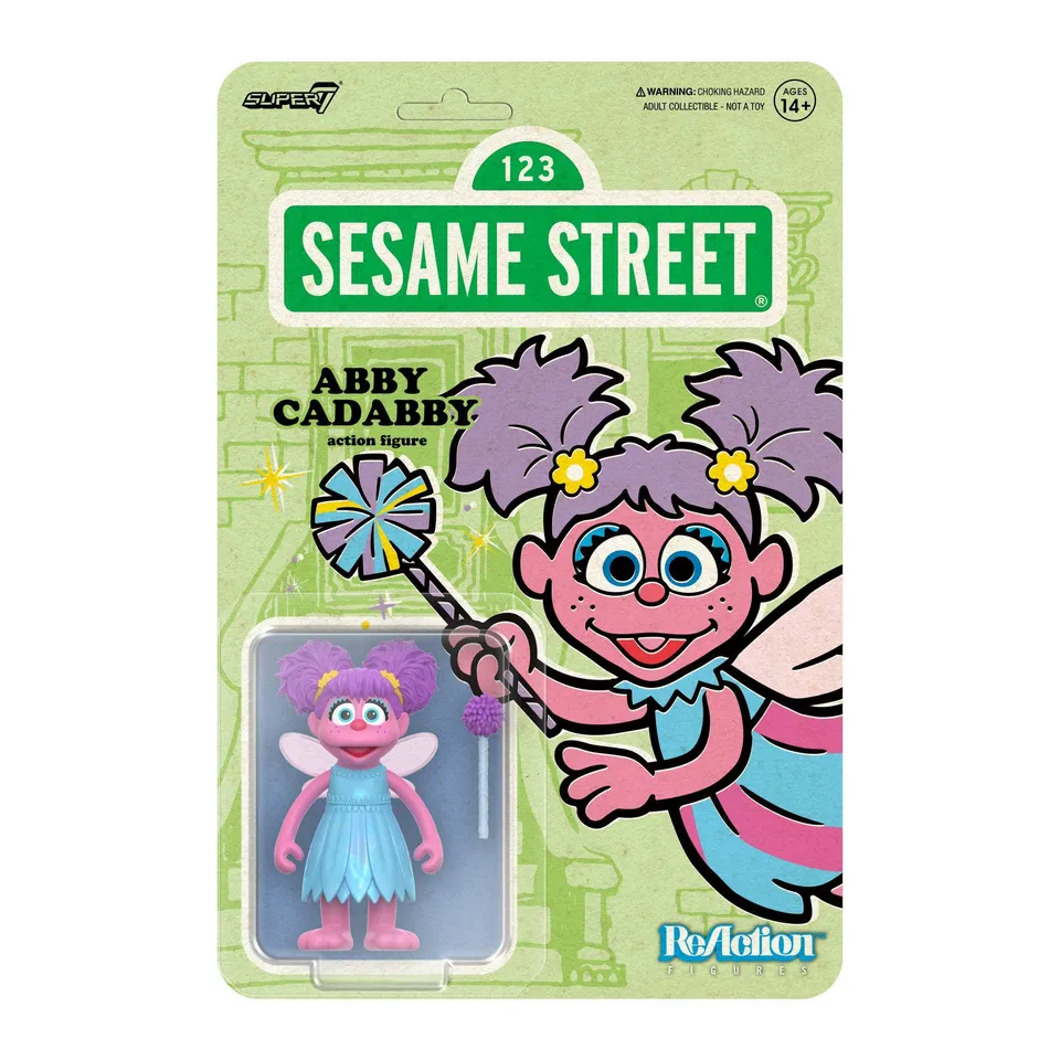 Super7 Sesame Street Abby Cadabby figurină Wave 05 cu baghetă