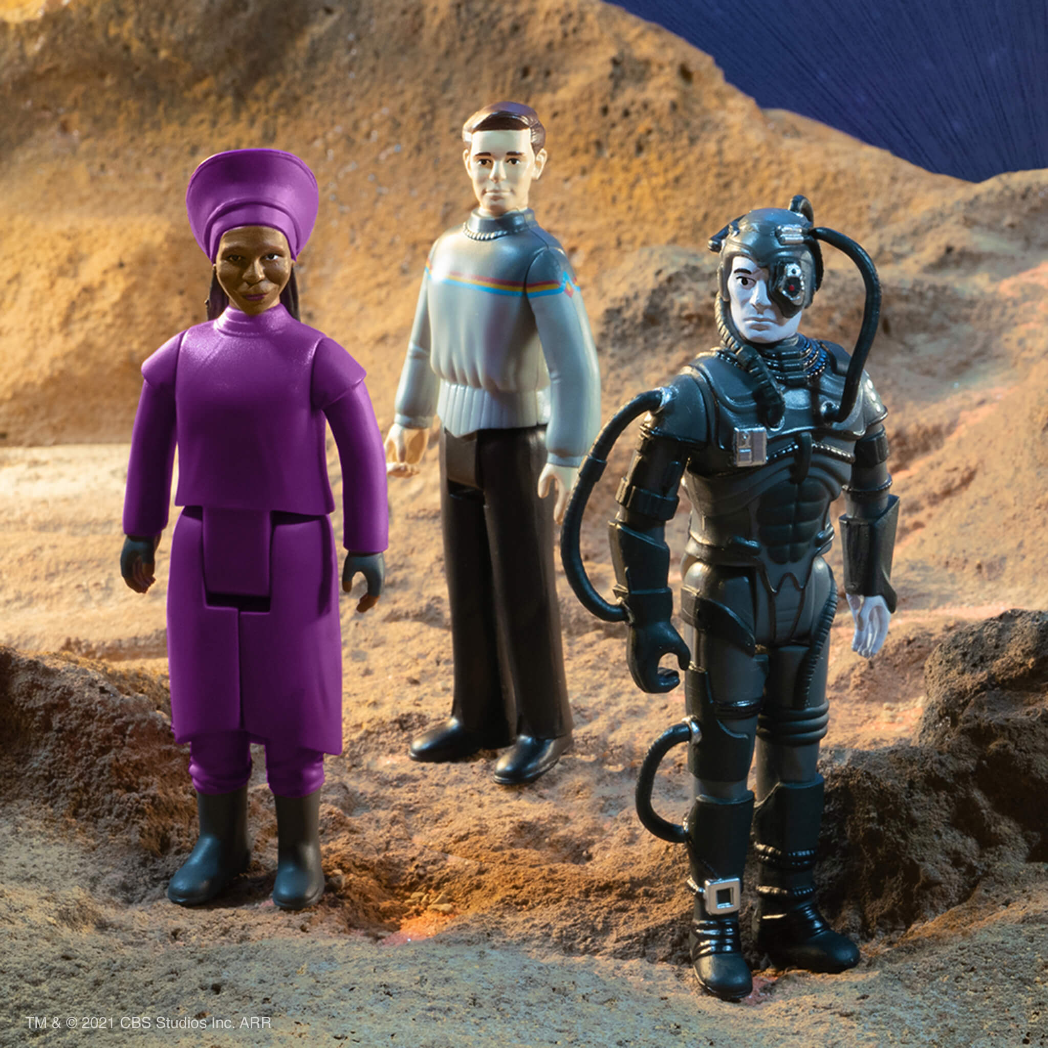 Super7 Star Trek TNG Wave 1 set 6 figurine