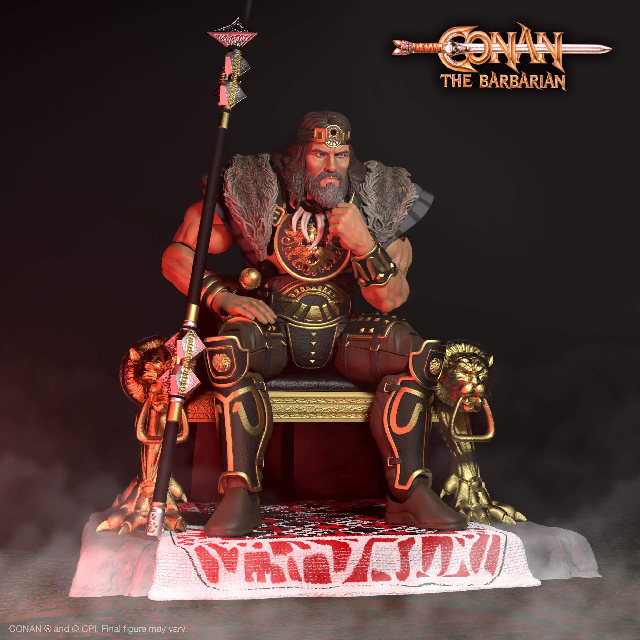 Super7 Conan ULTIMATES Aquilonian Throne tron 18 cm sculptat