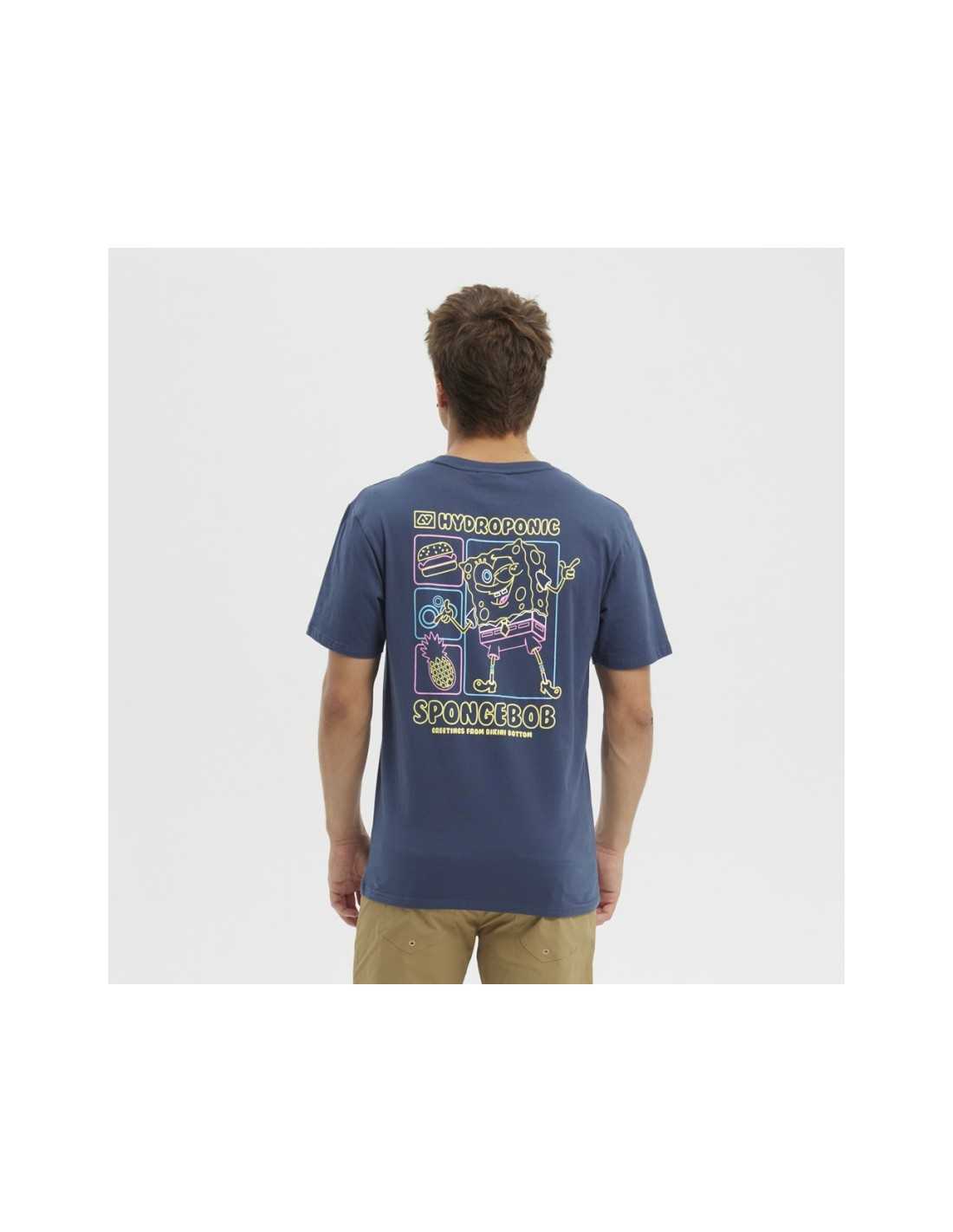 KendamaH2O Hydroponic Sb tricou neon dark blue bumbac