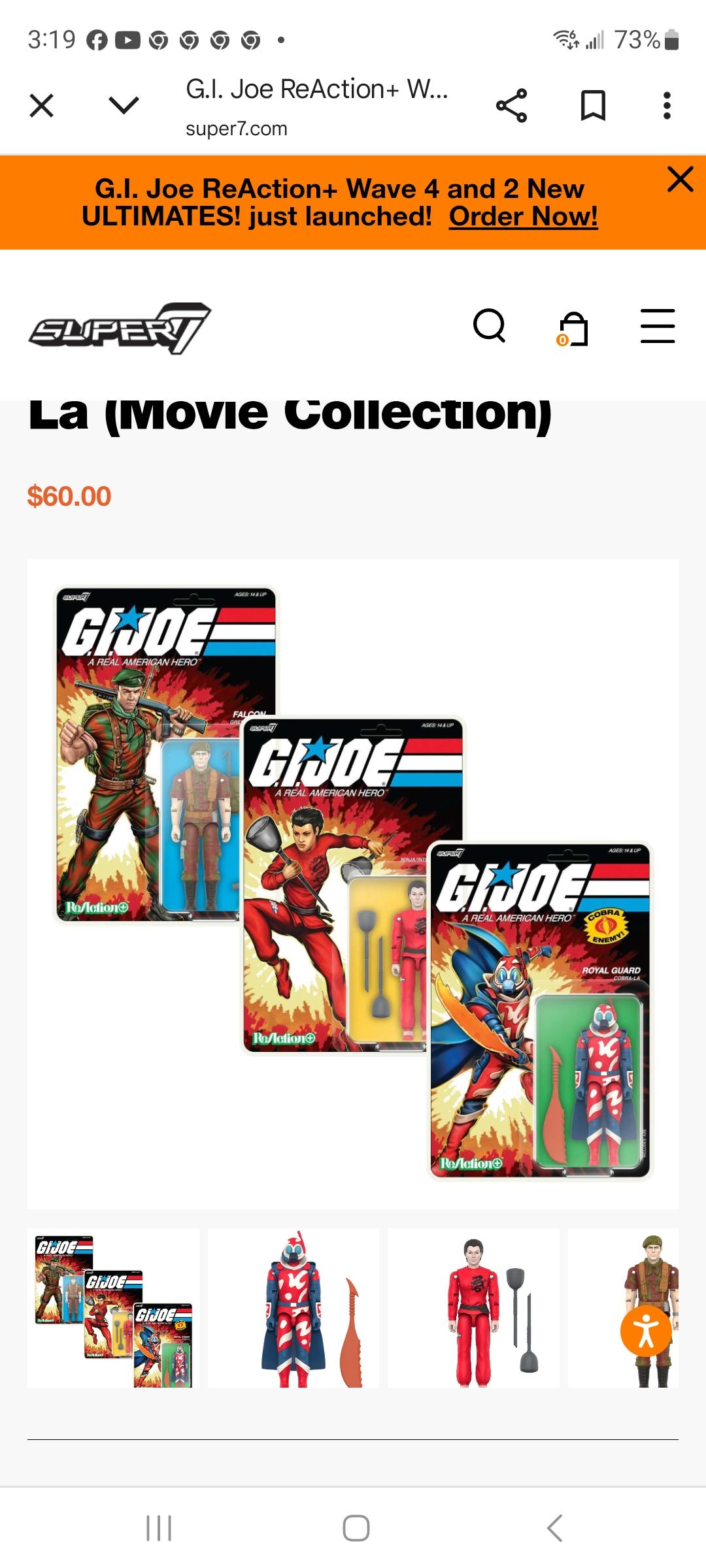 Super7 G.I. Joe Cobra Commander figurina Once a Man