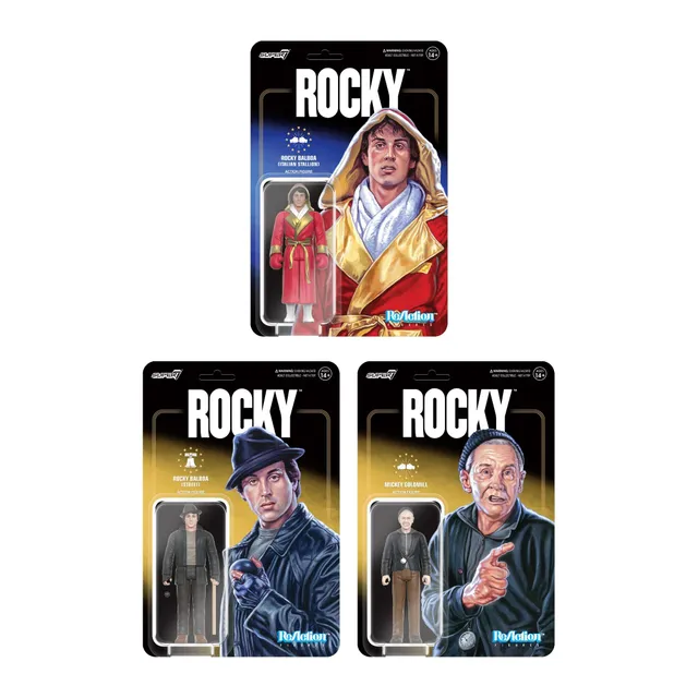 Super7 Rocky ReAction Wave 03 figurine set 3 buc
