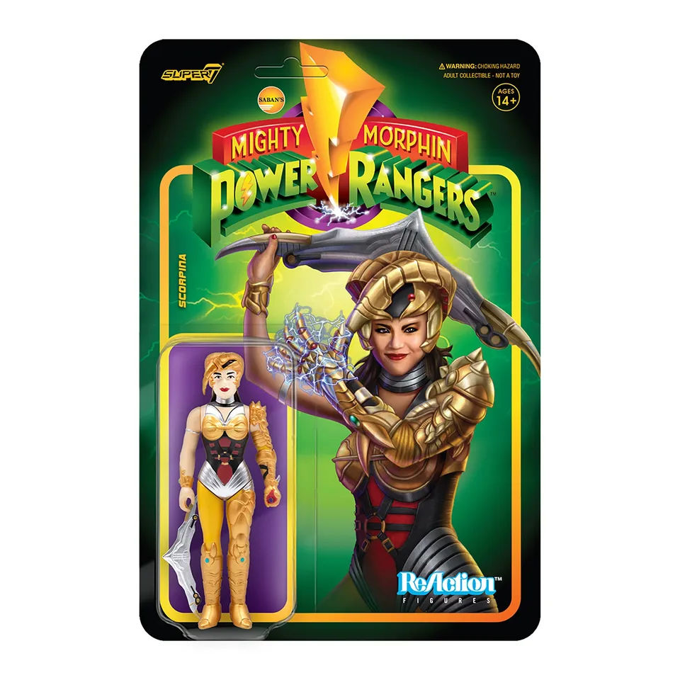 Super7 Power Rangers ReAction figurina Scorpina Wave 2