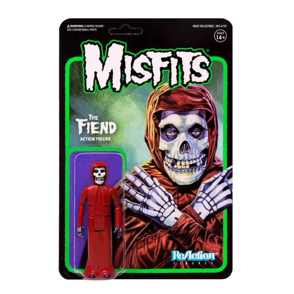 Super7 ReAction Misfits The Fiend figurina Crimson Red