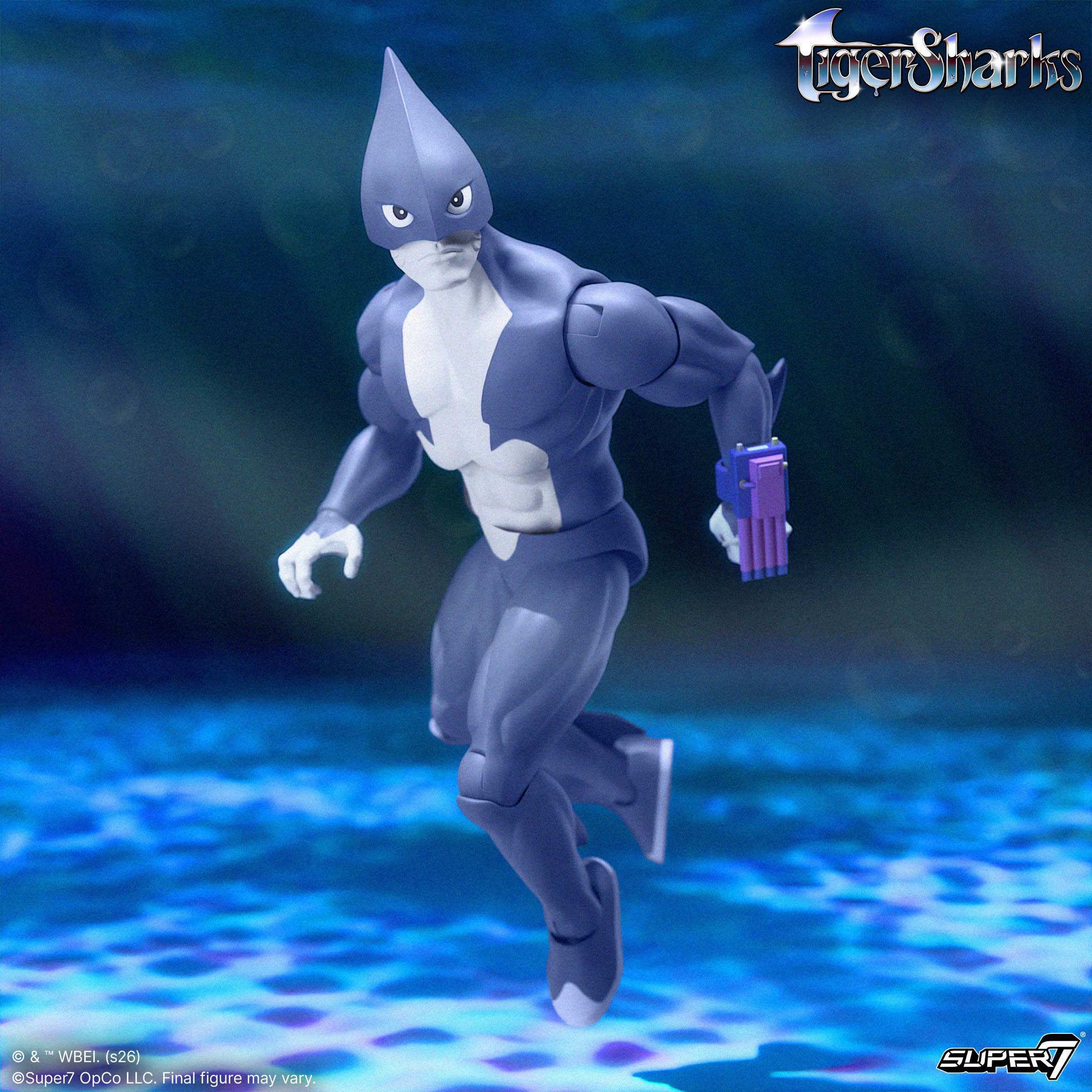 Super7 TigerSharks ULTIMATES Mako Octavia T-Ray set 3 figurine