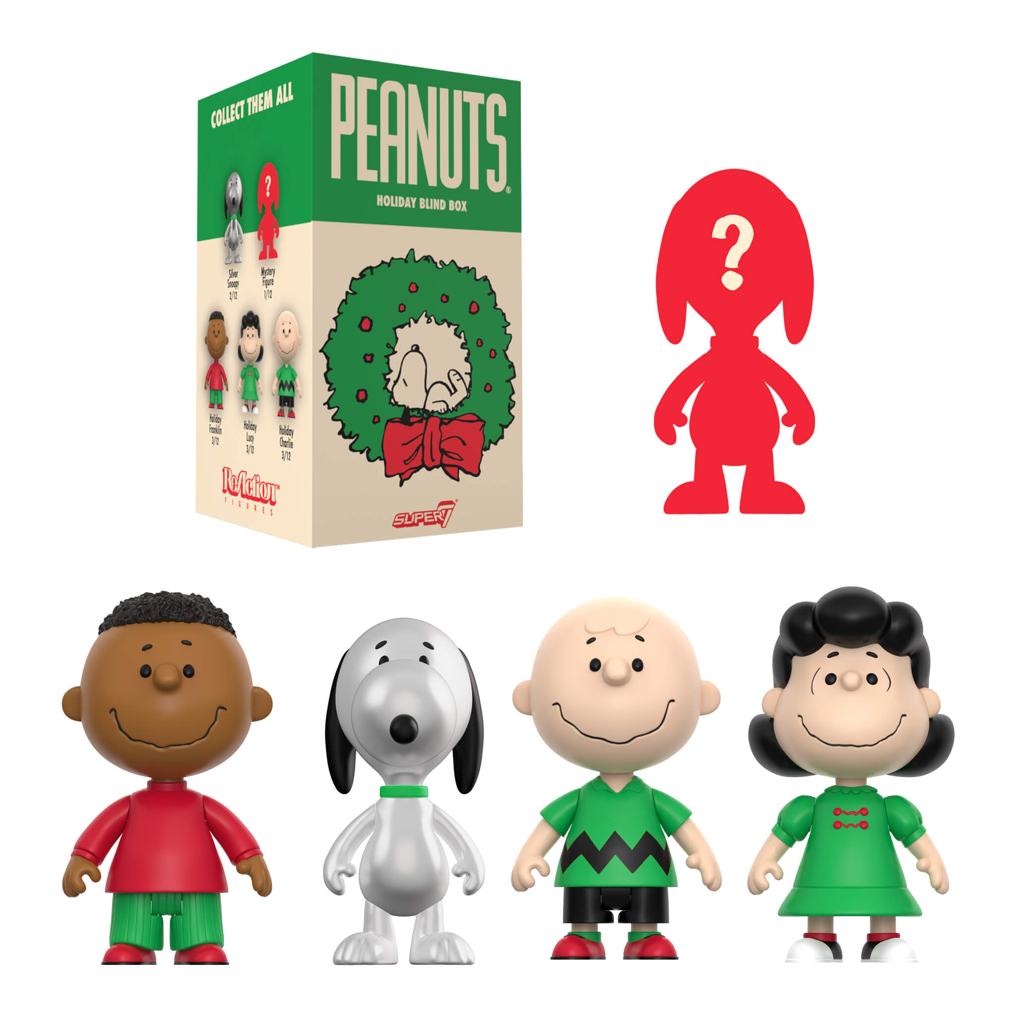 Super7 Peanuts Holiday blind box set 12 figurine