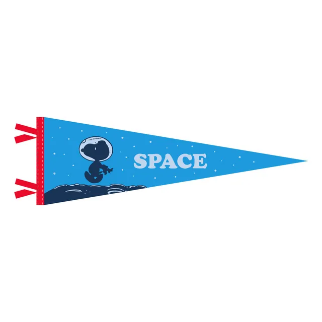 Super7 Peanuts Snoopy Space fanion fetru 18x53 cm