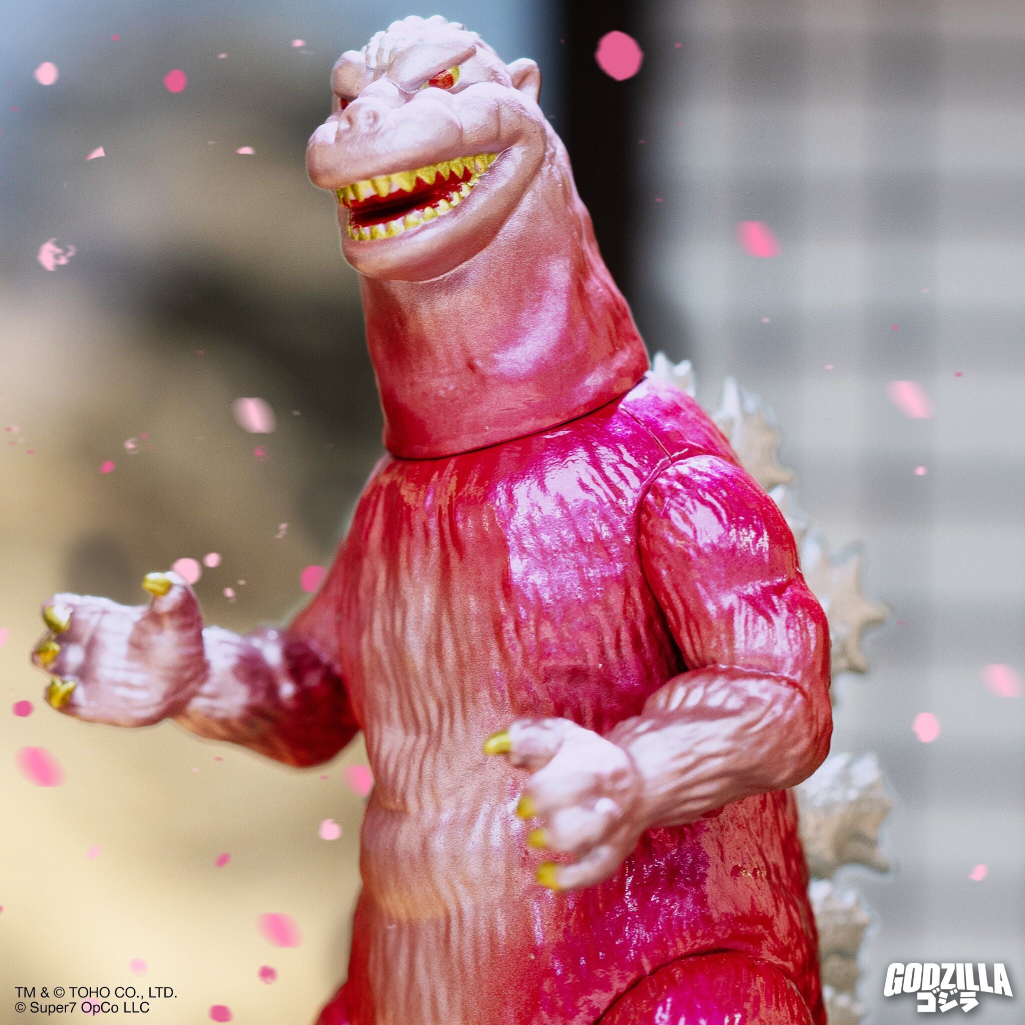 Super7 Toho ReAction set figurine Godzilla 54 Cherry Blossom