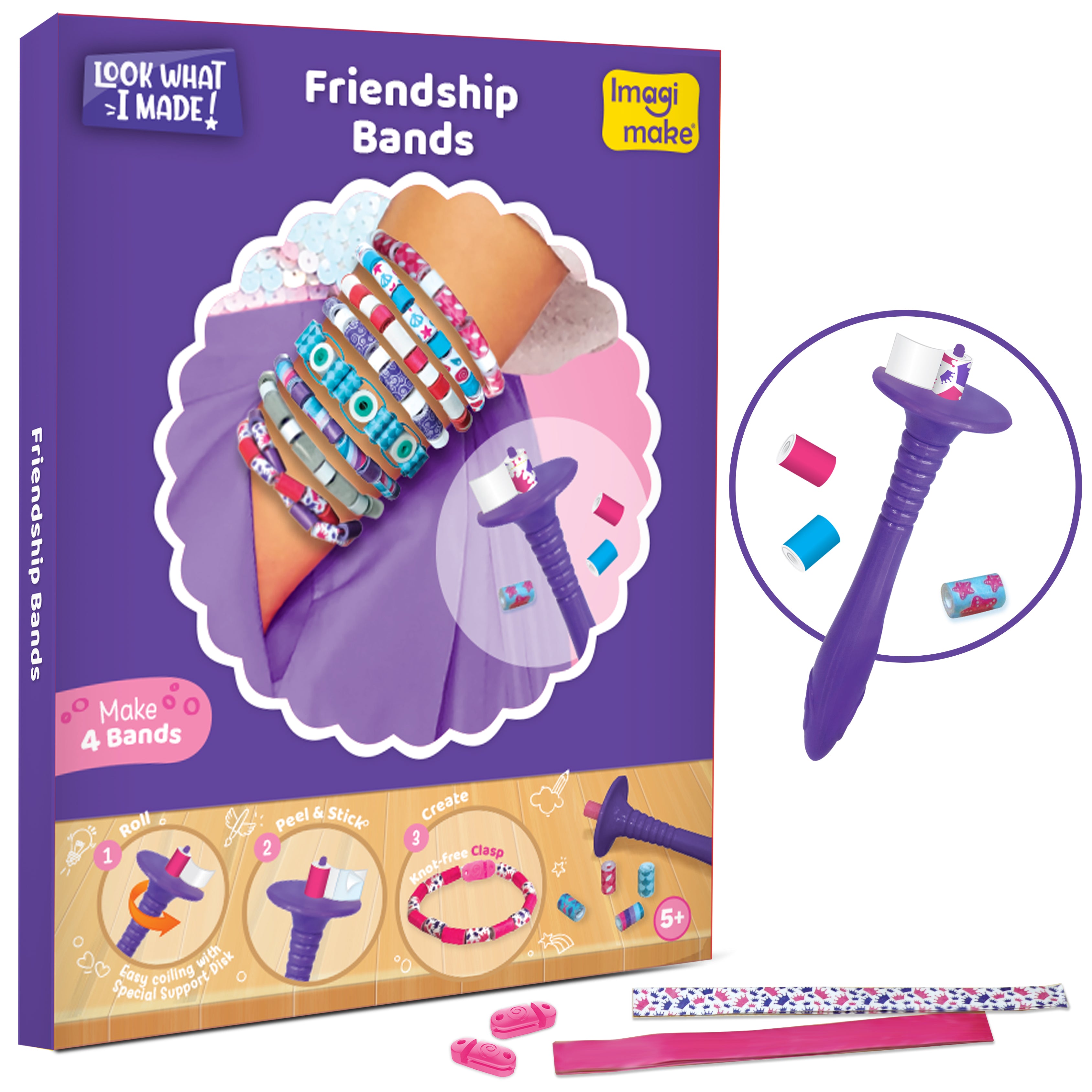 Imagimake Awesome Craft 3in1 set creatie stampile flori