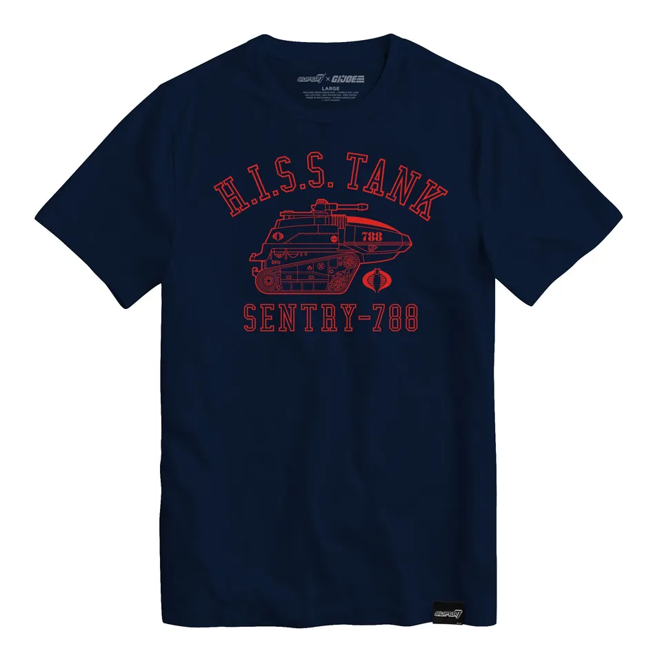 Super7 G.I. Joe Hiss Tank tricou bleumarin bumbac