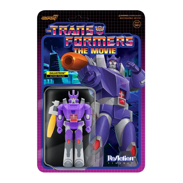 Super7 Transformers ReAction Wave 4 figurină Galvatron 9,5 cm
