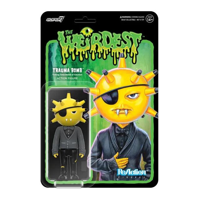 Super7 The Weirdest Trauma Bomb W2 figurina 10,7 cm