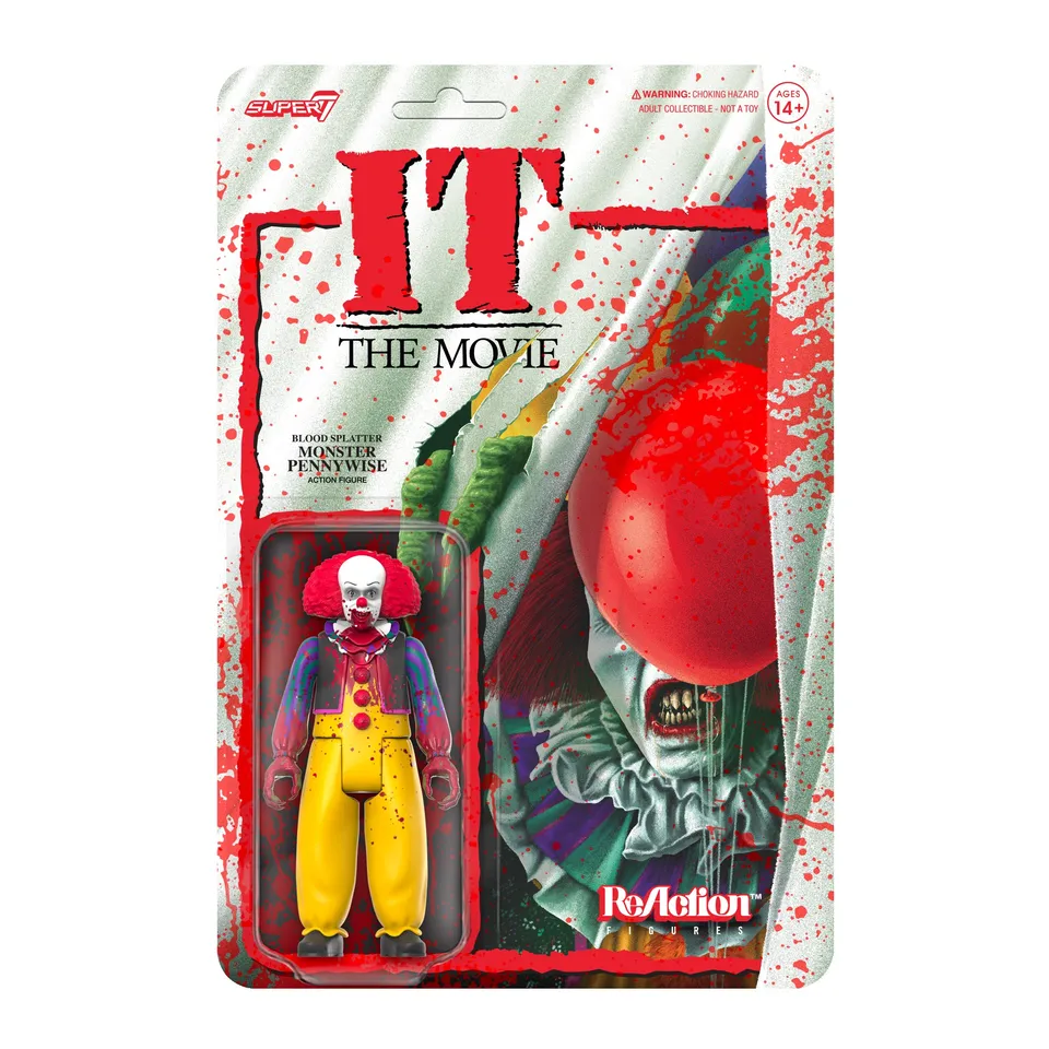 Super7 IT ReAction figurina Pennywise Monster Blood Splatter