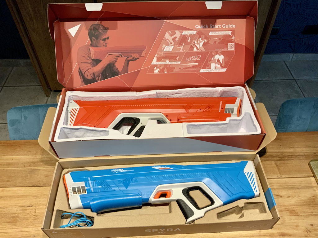 SpyraWire cablu incarcare albastru pistoale electrice