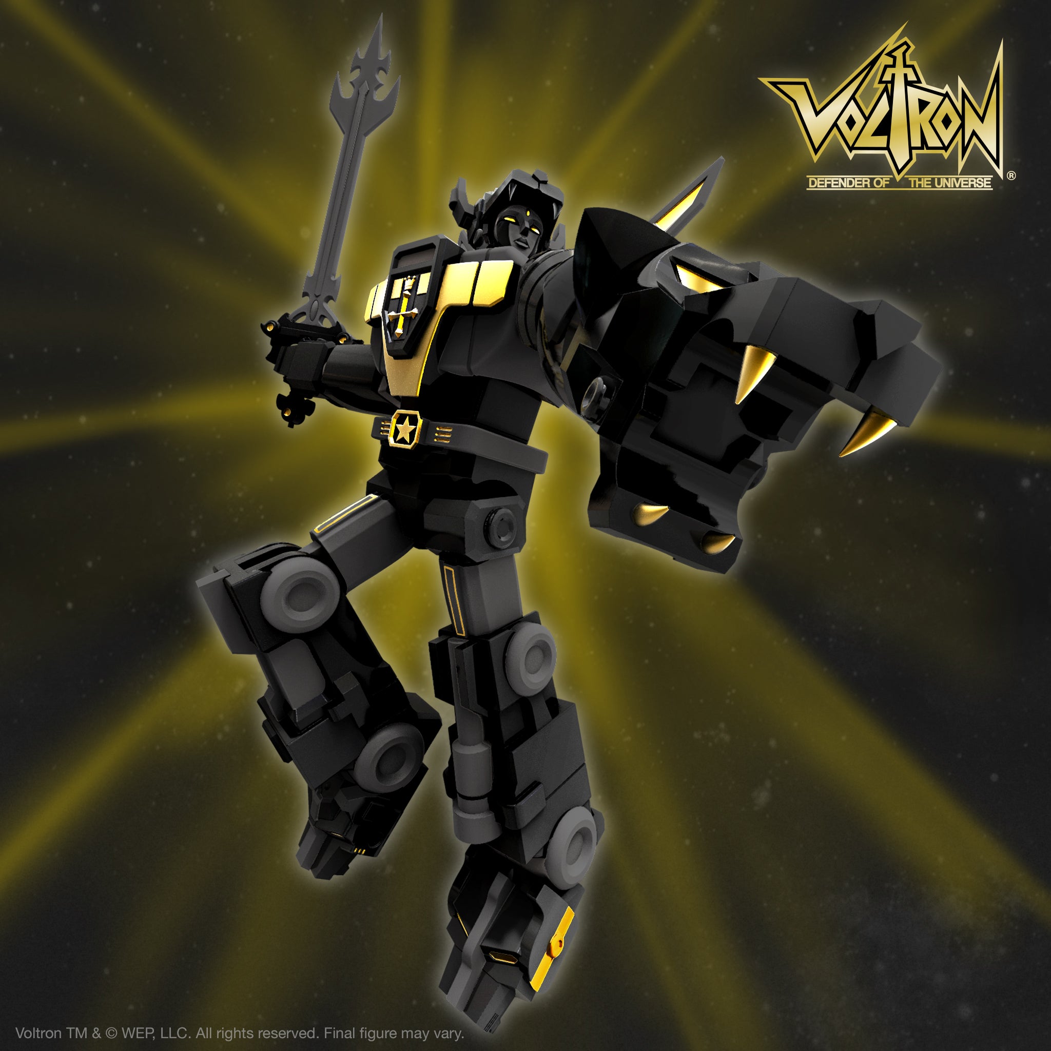 Super7 Voltron Ultimates Galaxy Black figurina 18 cm