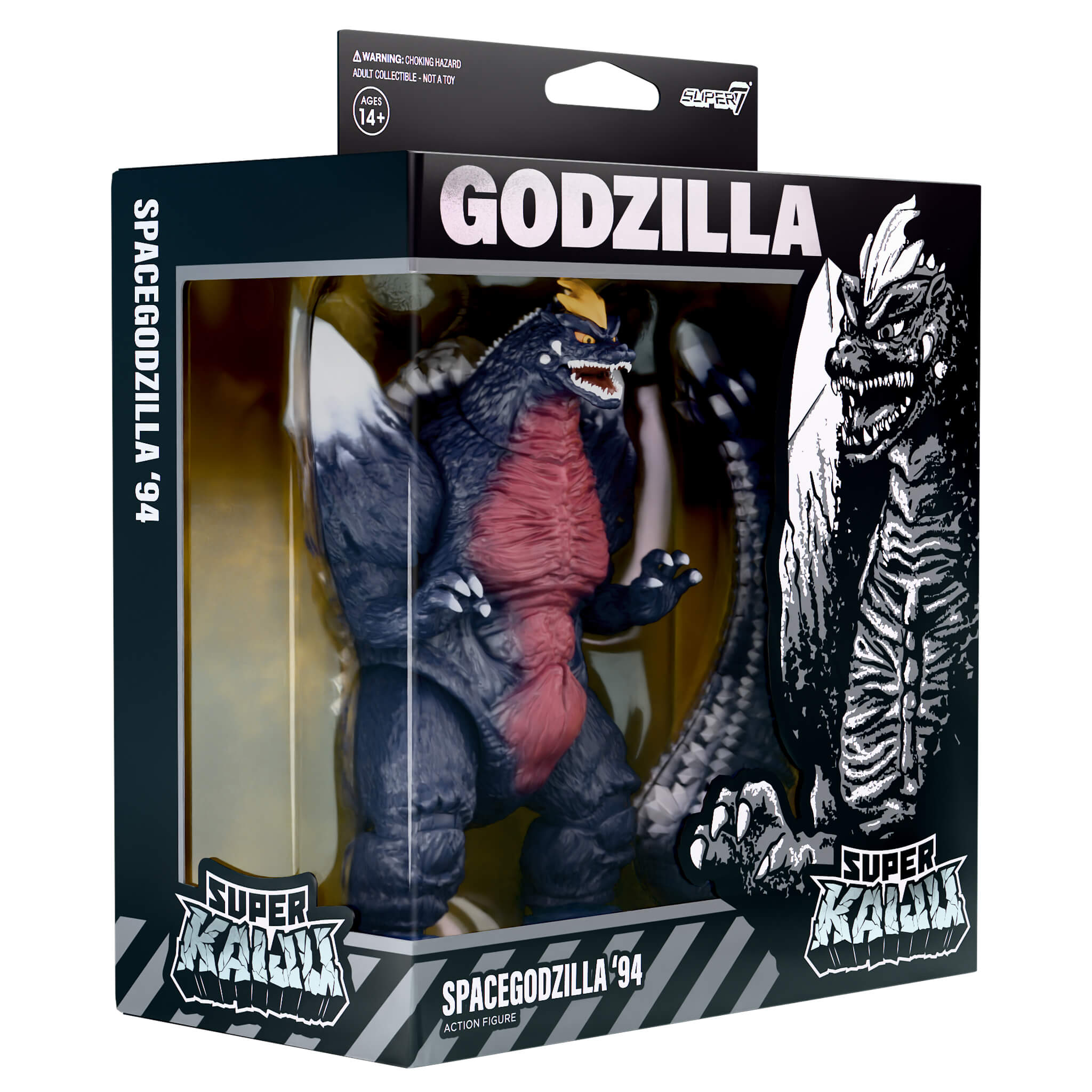 Super7 Toho Super Kaiju SpaceGodzilla 94 figurina 14 cm