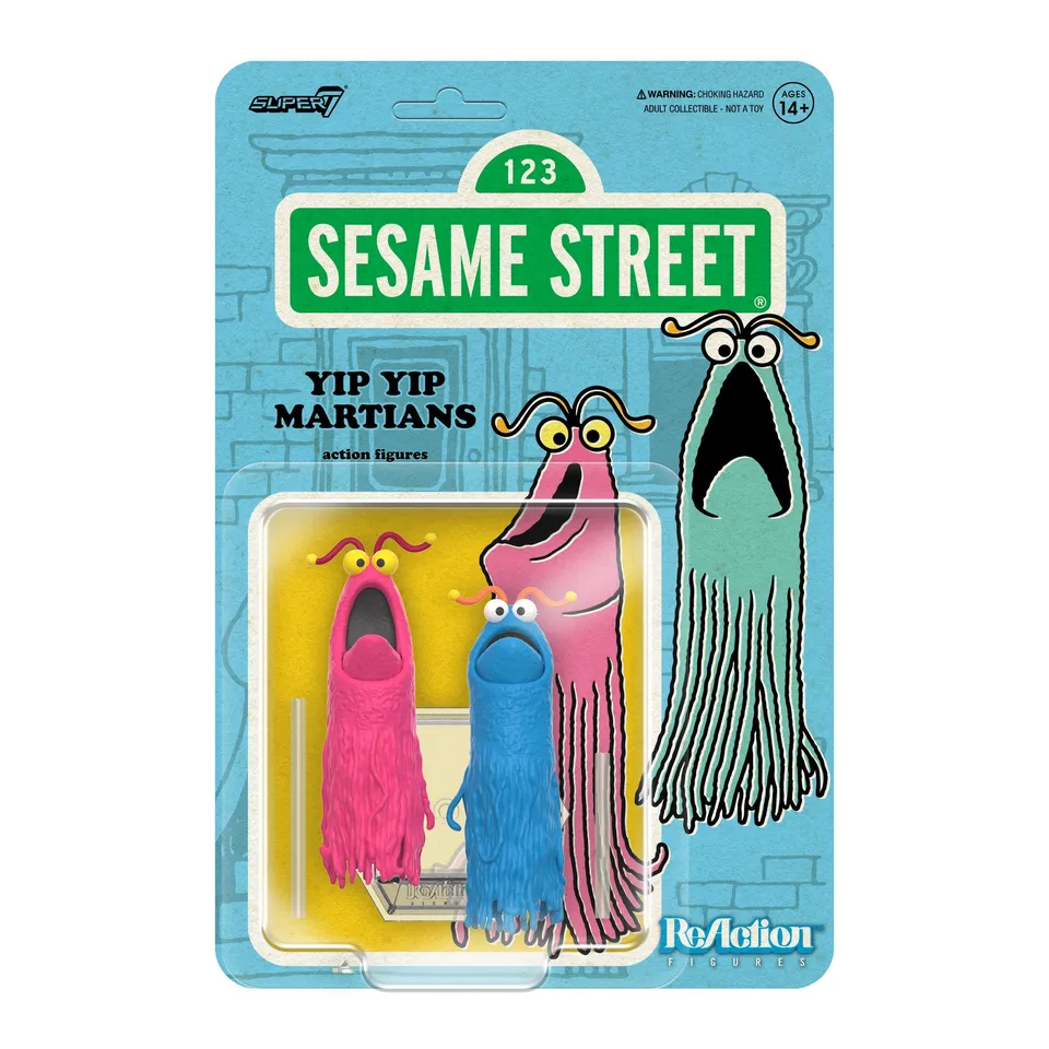 Super7 Sesame Street Yip Yip Martians figurine 9,5 cm