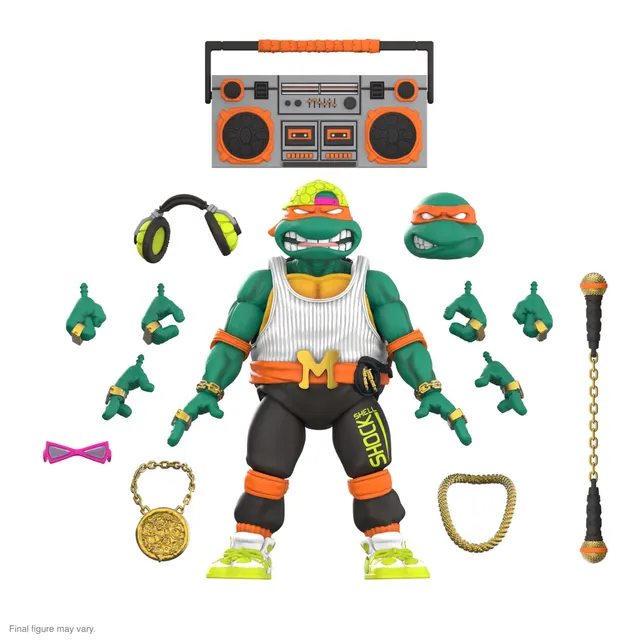 Super7 TMNT ULTIMATES Rappin Mike figurina 7 inch