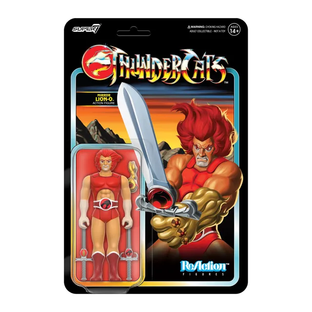Super7 ThunderCats ReAction Lion-O Mirror figurina rosie