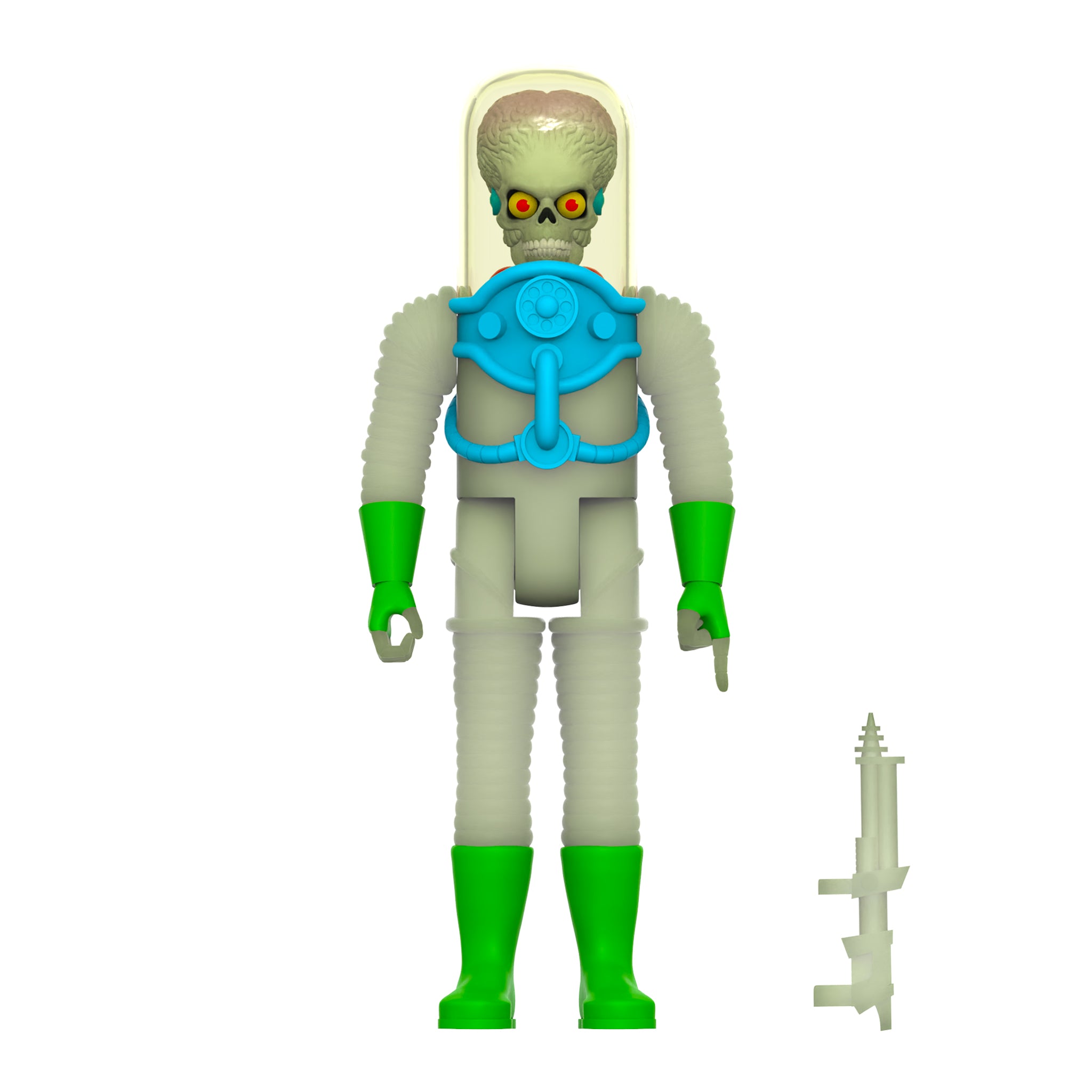 Super7 ReAction Mars Attacks Invasion Begins figurina glow