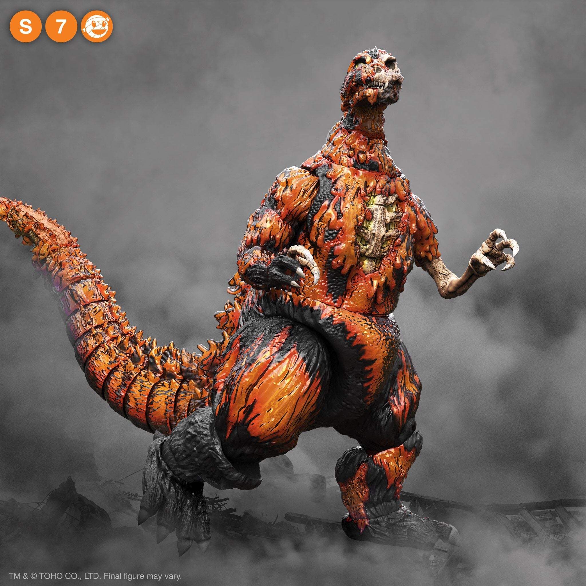 Super7 Toho Ultimates 1200ºC Godzilla figurina 21 cm