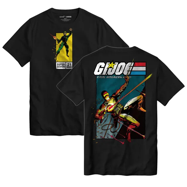 Super7 G.I. Joe Snake Eyes Comic tricou negru bumbac