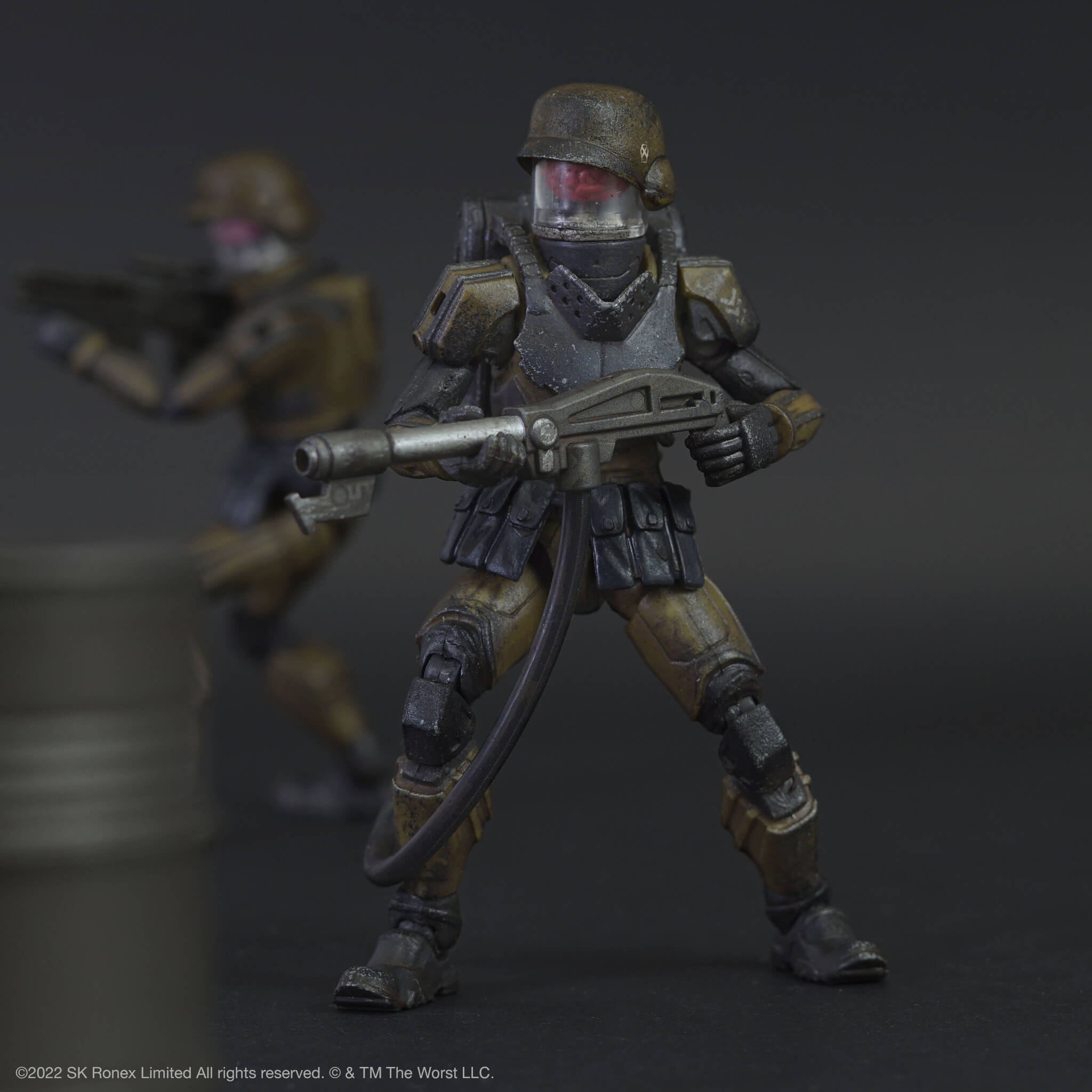 Super7 Acid Rain Cortex figurina 1:18 soldat flacari