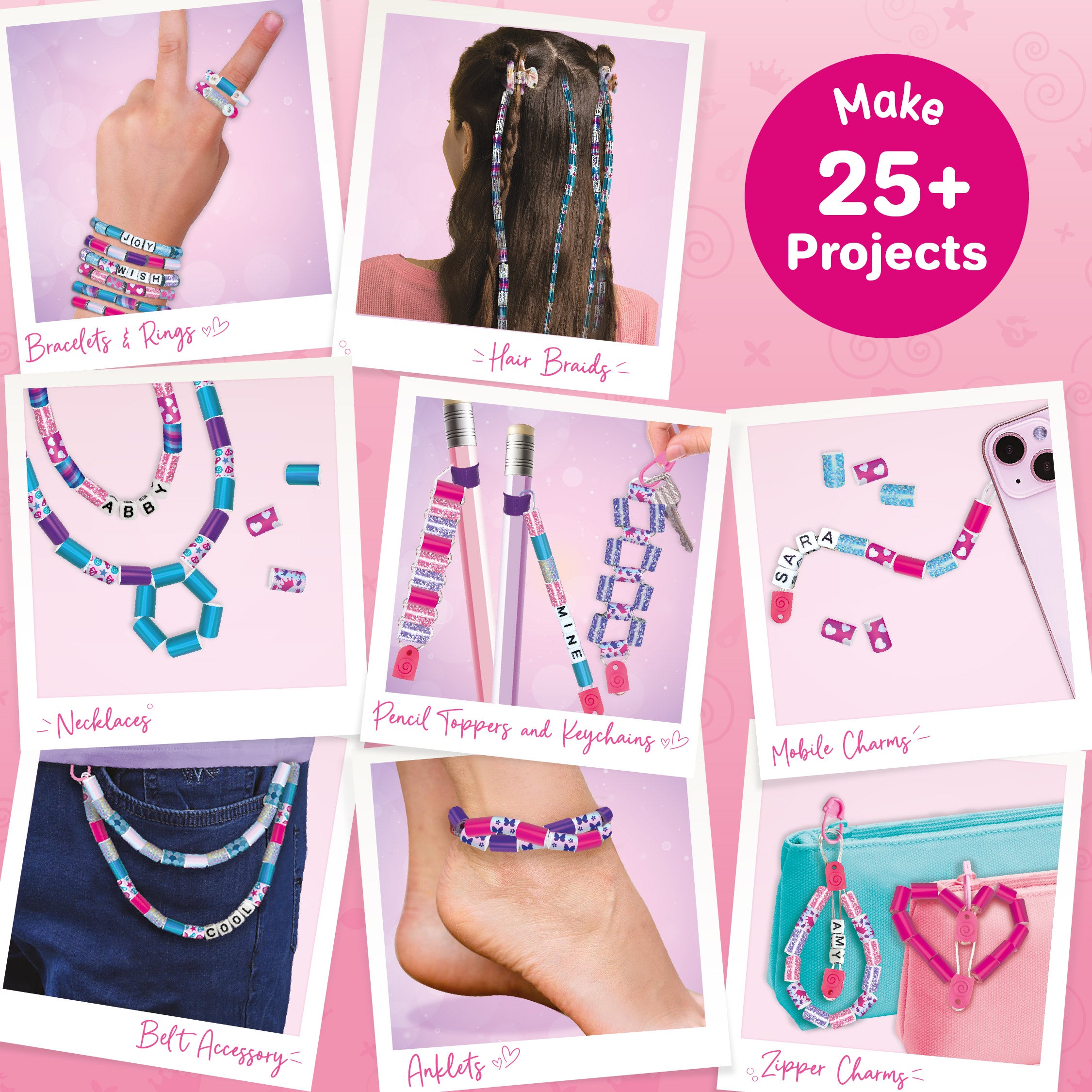 Imagimake Spin n Pop Beads Studio set bratari 300 margele
