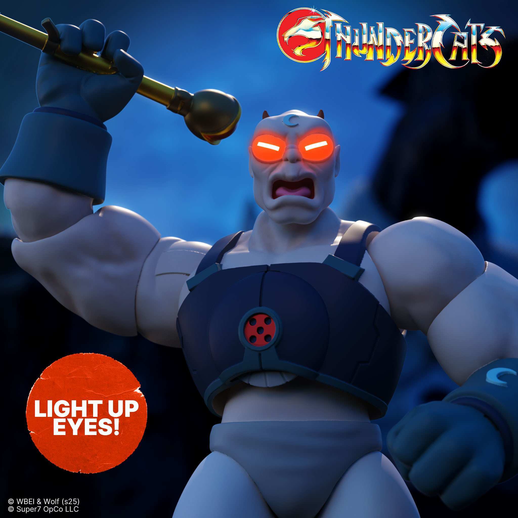Super7 ThunderCats ULTIMATES Red Eye Wave 14 figurina LED