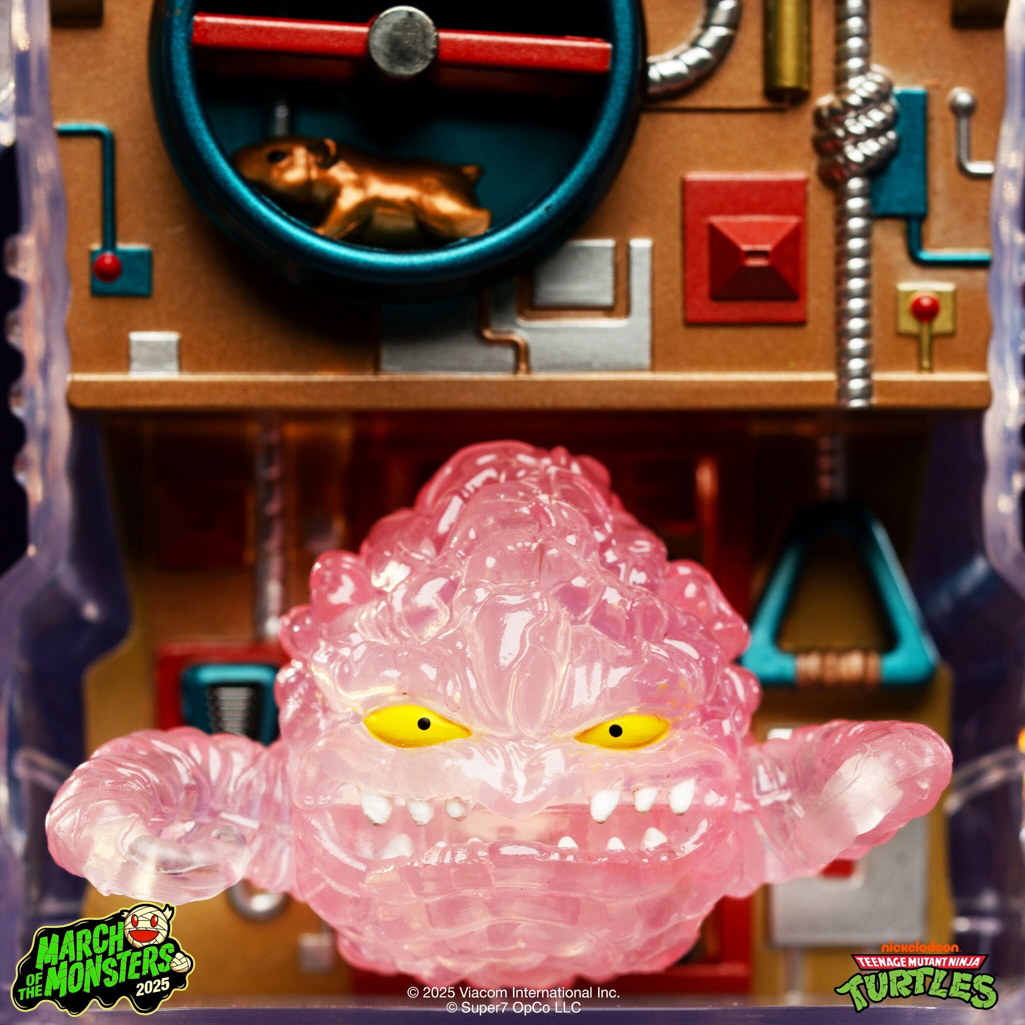 Super7 TMNT Krang Android figurină transparentă 28 cm