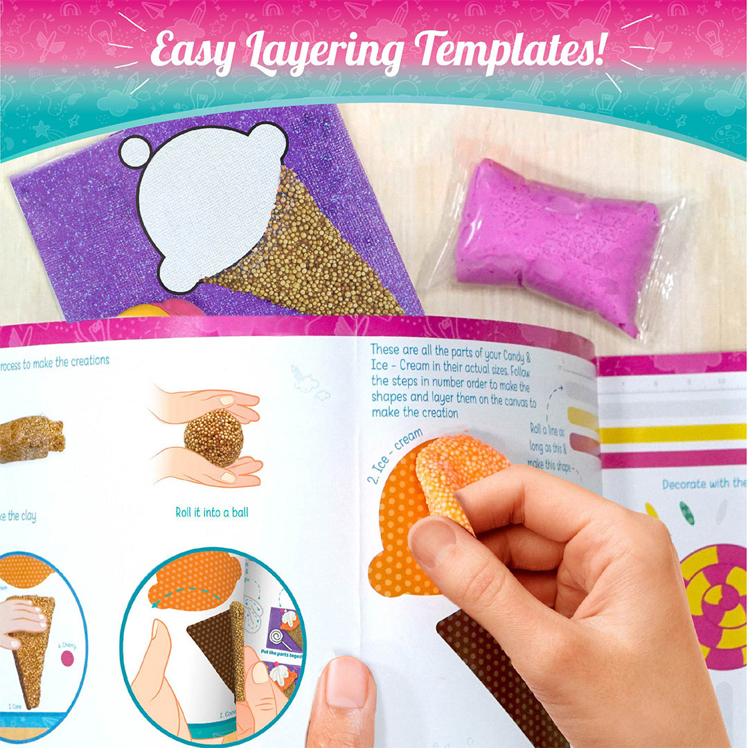 Imagimake Clay Murals set modelaj Candyland 5 ani+