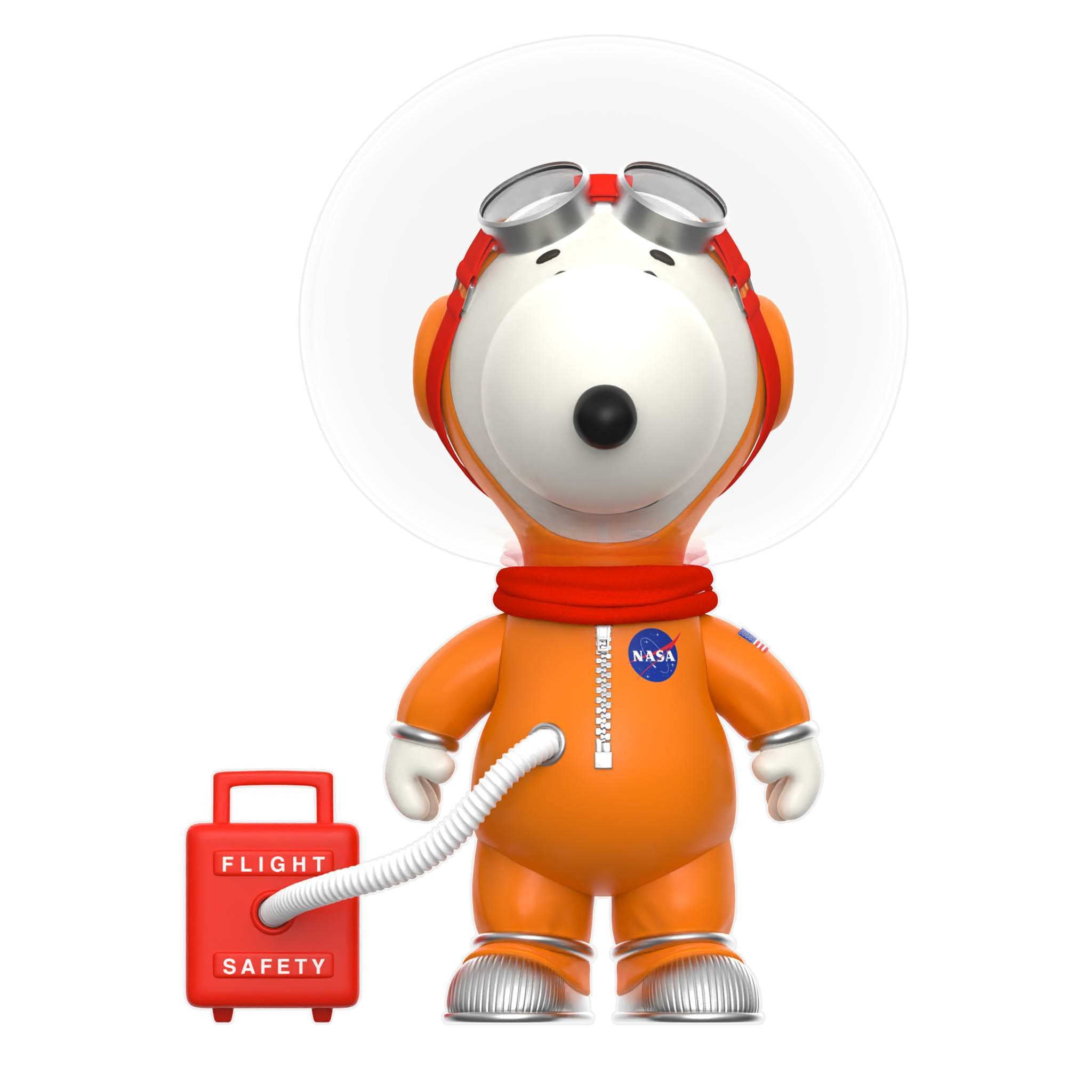 Super7 Peanuts SuperSize Snoopy figurina costum portocaliu 15