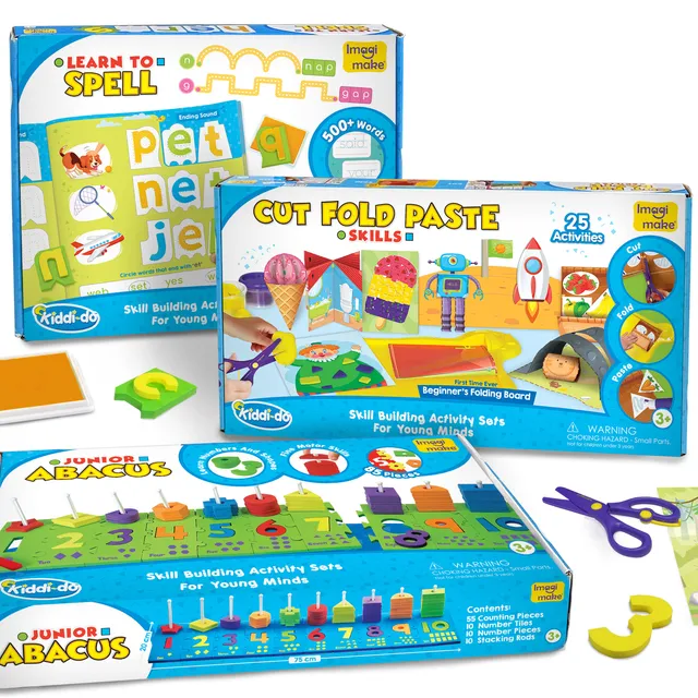 Imagimake Kiddi-Do Junior Combo set educativ 3 în 1