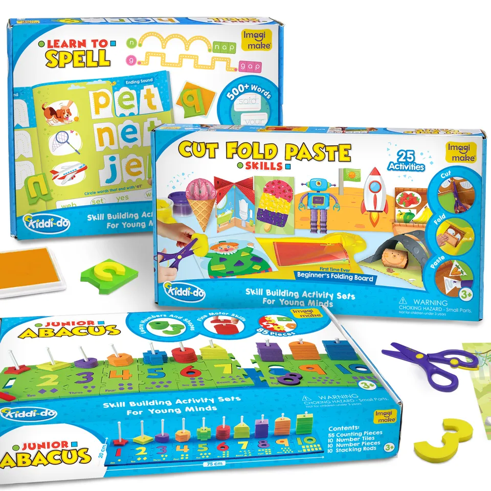 Imagimake Kiddi-Do Junior Combo set educativ 3 în 1