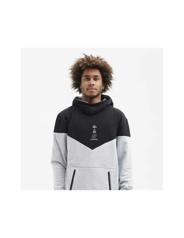 Hydroponic DH Support hanorac Black Heather Grey calduros