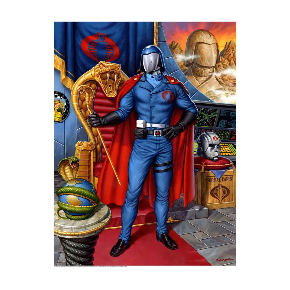 Super7 Cobra Commander print arta 46x61 cm editie 100